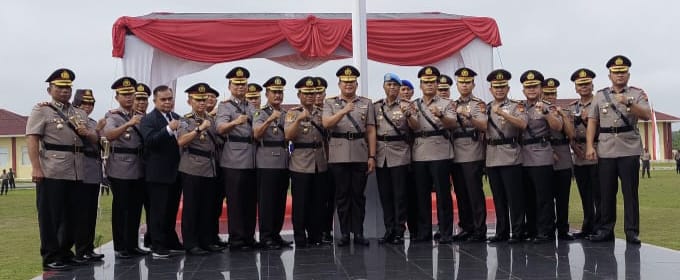 Upacara Pembukaan Pendidikan Bintara Polri Gelombang II T A 2022 Di